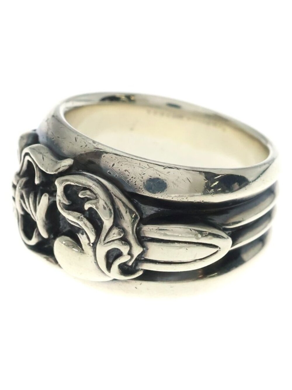 Chrome Hearts Dagger Ring Silver